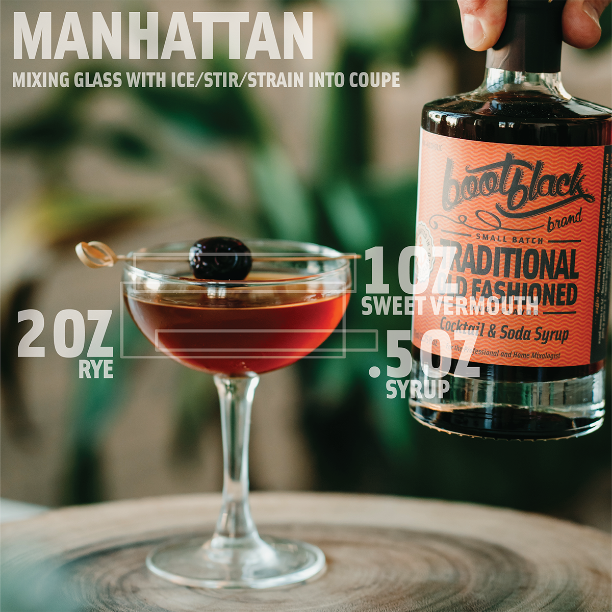 Bootblack Brand Manhattan Cocktail