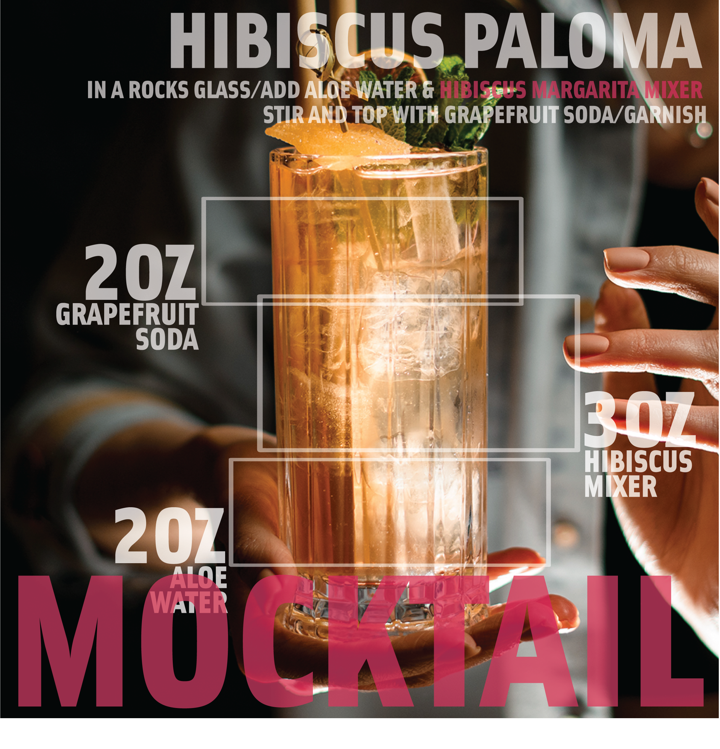 Hibiscus Paloma Drink