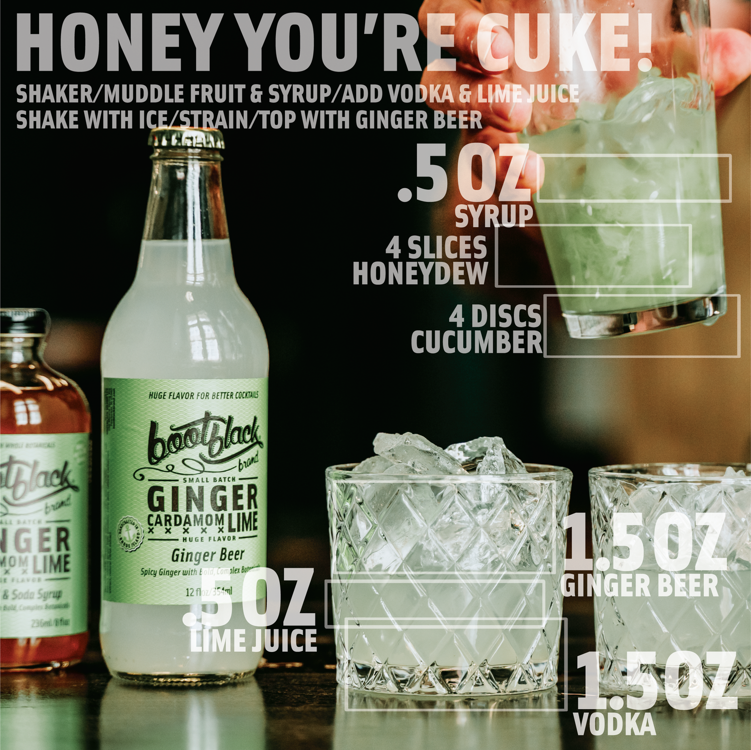 Classic Ginger Mule Cocktail Syrup - 16 OZ