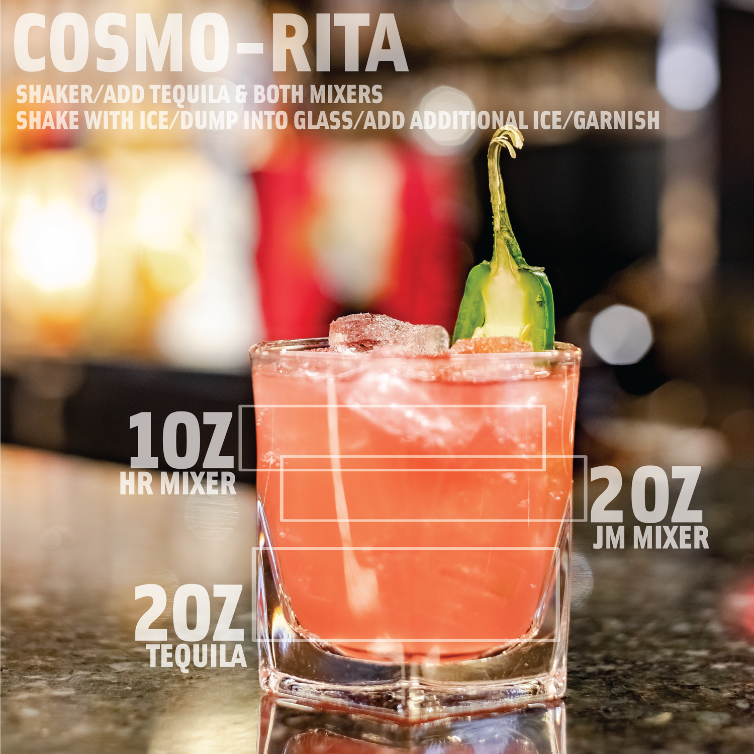 Hibiscus Margarita Mixer 26 oz