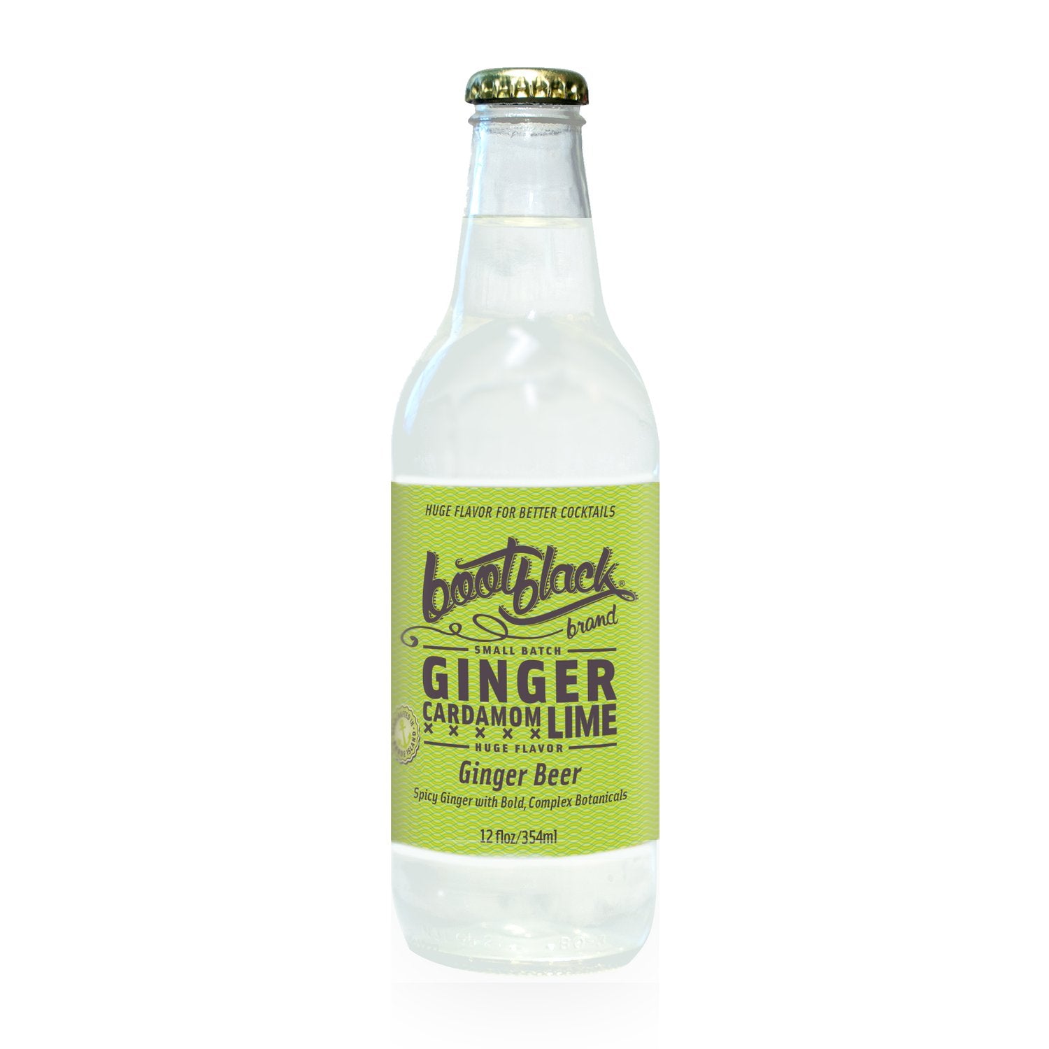 Ginger Beer - Ginger Cardamom Lime - 12 Pack