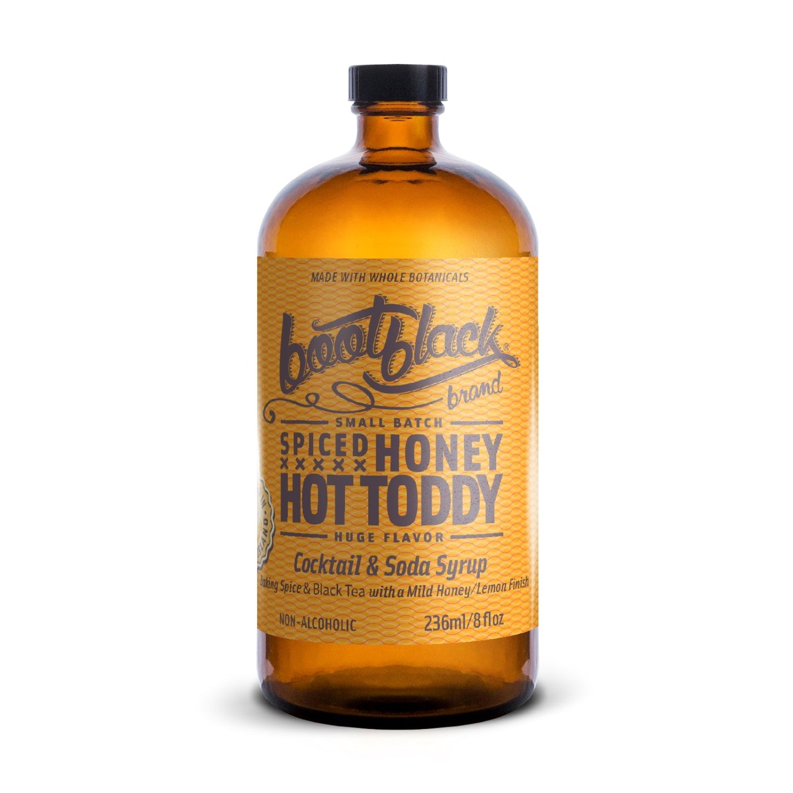 LIMITED SEASONAL SYRUP!    Spiced Honey Hot Toddy Cocktail Syrup - 8 OZ