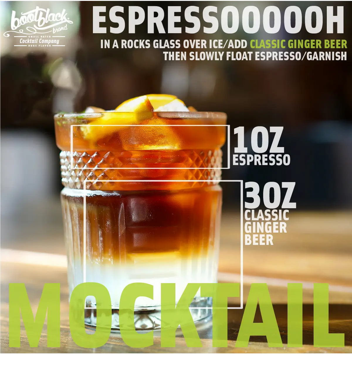Bootblack Brand recipe - Espressoooooh Mocktail