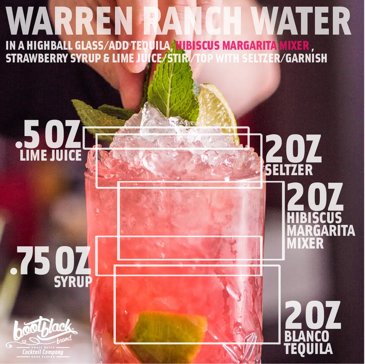 Bootblack Brand recipe - Warren Ranch Water
